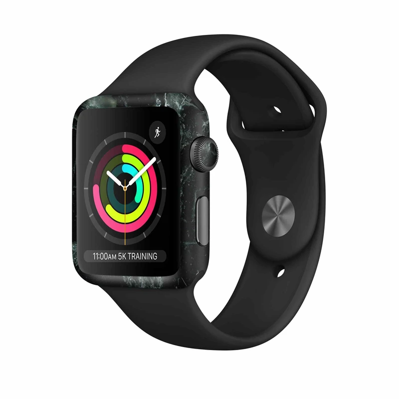 برچسب ماهوت طرح Graphite_Green_Marble مناسب برای اپل واچ Watch 3 42mm