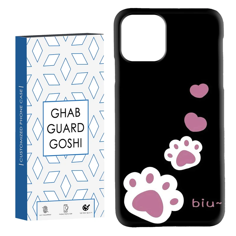 کاور قاب گارد گوشی طرح رد پا گربه کد Dimo-903 مناسب برای گوشی موبایل اپل  IPHONE 11