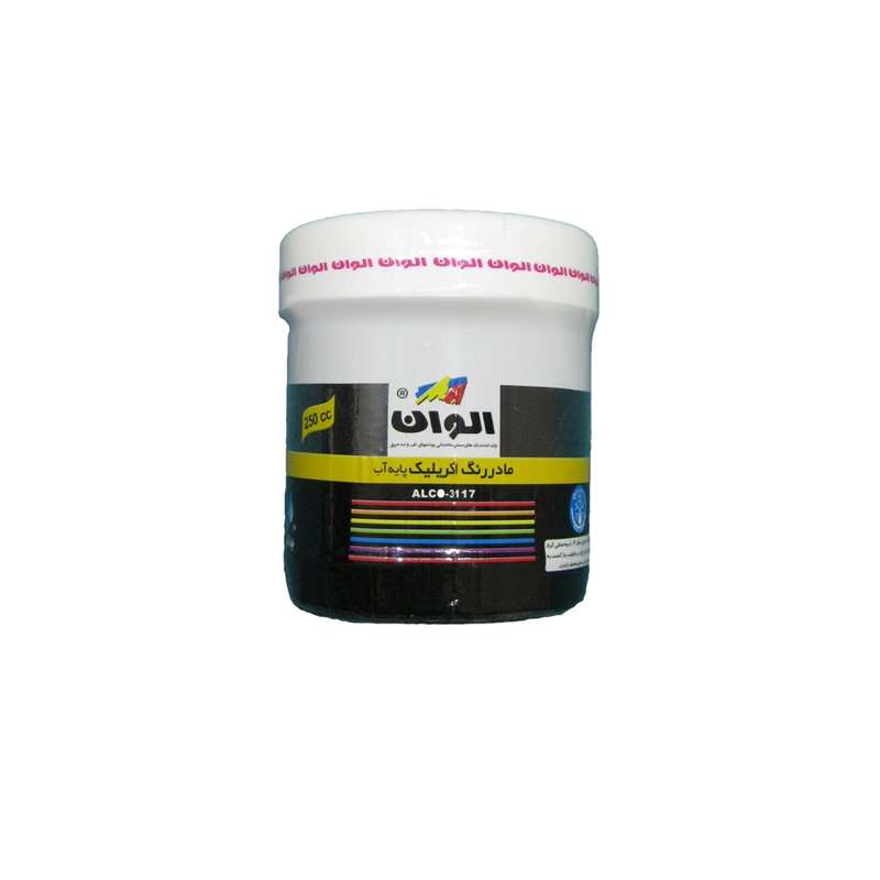 مادر رنگ اکریلیک مشکی الوان کد 599 حجم 250 میلی لیتر مادر رنگ اکریلیک مشکی الوان کد 599 حجم 250 میلی لیتر