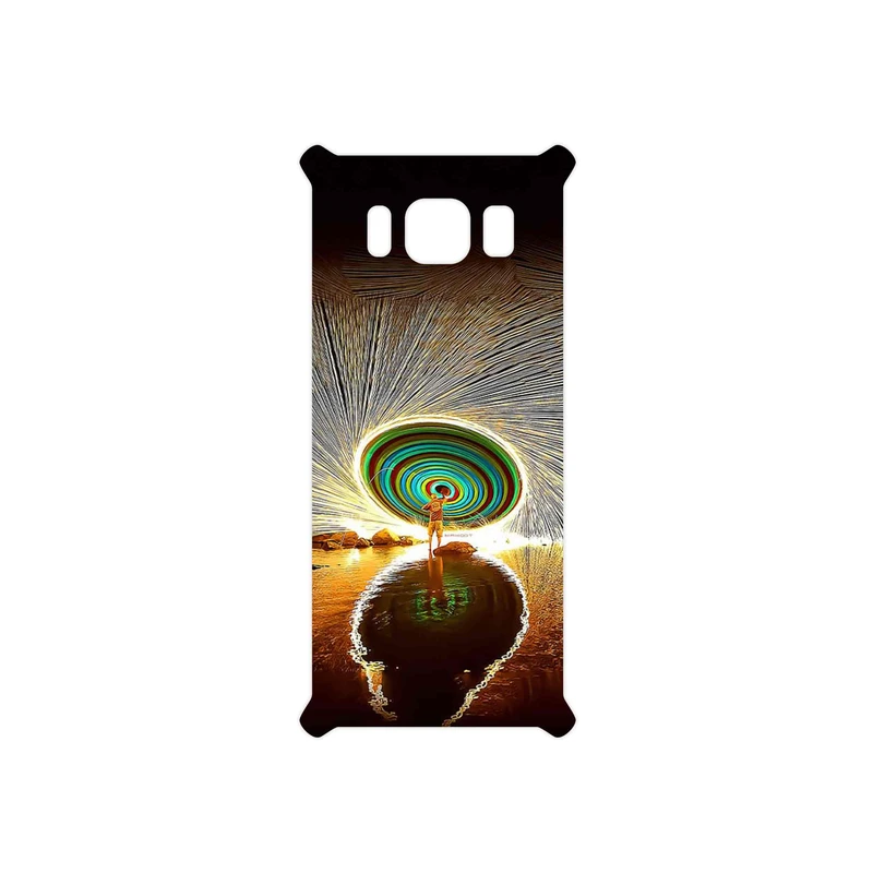 برچسب پوششی ماهوت مدل Night Light Fountain مناسب برای گوشی موبایل سامسونگ Galaxy S8 Active