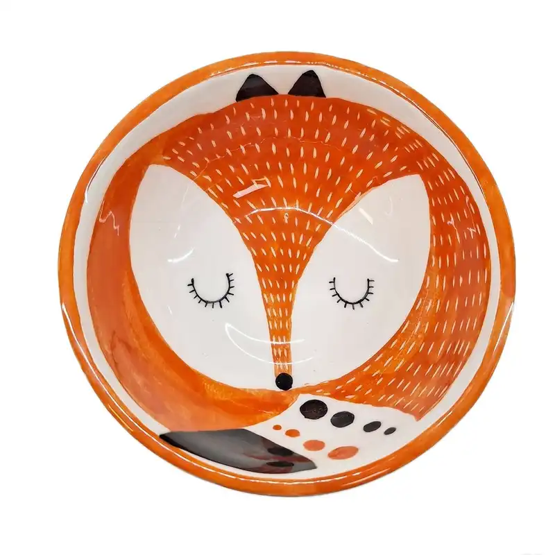 کاسه سرامیکی مدل فانتزی روباه