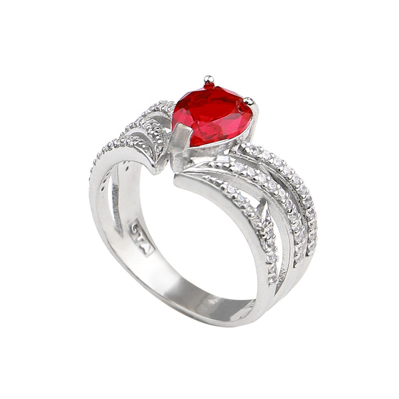 انگشتر نقره زنانه جی تی ای مدل جی نایس 50 انگشتر نقره زنانه جی تی ای مدل جی نایس 50