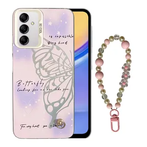 کاور مدل SO COOL طرح پروانه کد SC01 مناسب برای گوشی موبایل سامسونگ Galaxy A14 به همراه بند آویز