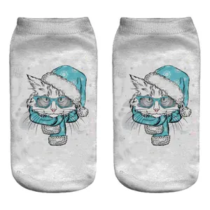 جوراب طرح گربه مدل 008