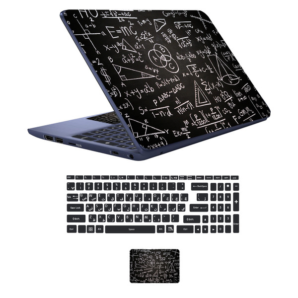    استیکر لپ تاپ کد blk-brd به همراه برچسب حروف فارسی کیبورد