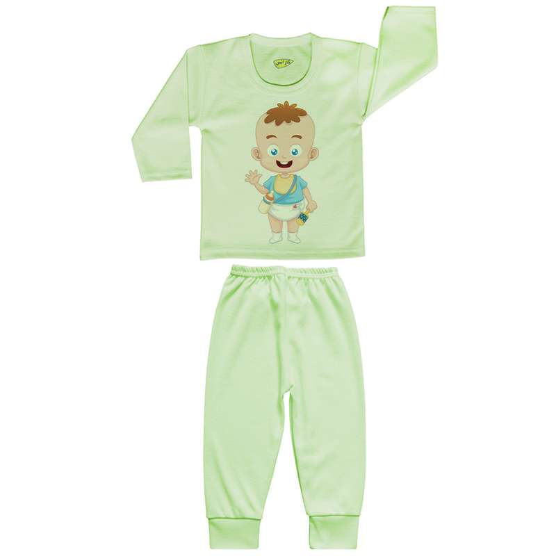 ست تی شرت و شلوار نوزادی کارانس مدل SBSG-3014