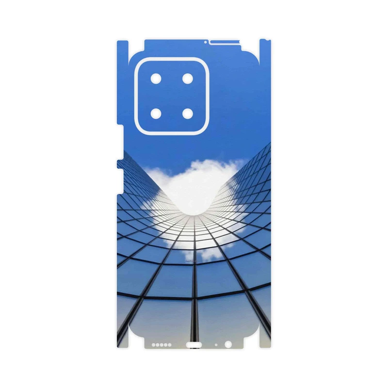 برچسب پوششی ماهوت مدل Glass skyscraper-FullSkin مناسب برای گوشی موبایل آنر X5b