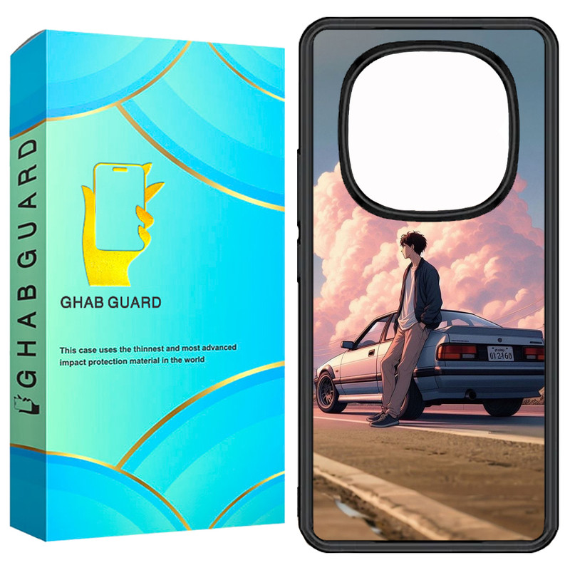 کاور قاب گارد طرح ماشین مدل GN14P مناسب برای گوشی موبایل شیائومی Redmi Note 14 Pro 5G / Note 14 Pro Plus 5G 