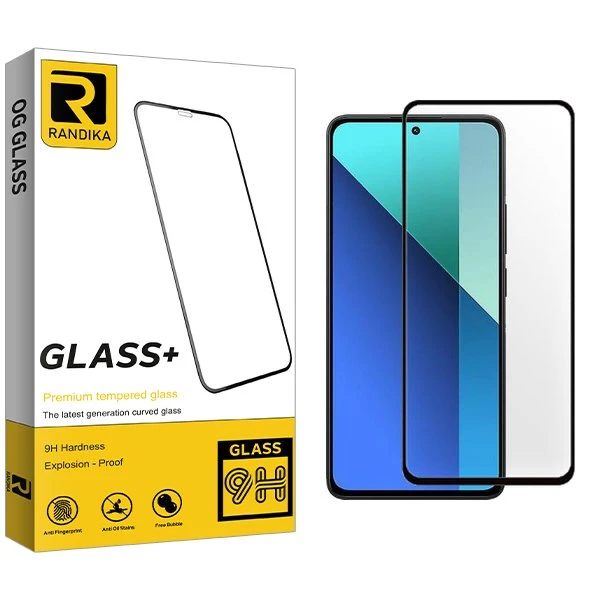 محافظ صفحه نمایش شیشه ای راندیکا مدل RK FullGlue مناسب برای گوشی موبایل شیائومی Redmi Note 13 Pro 5G