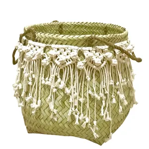 سبد حصیری مدل Knot