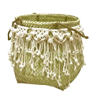 سبد حصیری مدل Knot