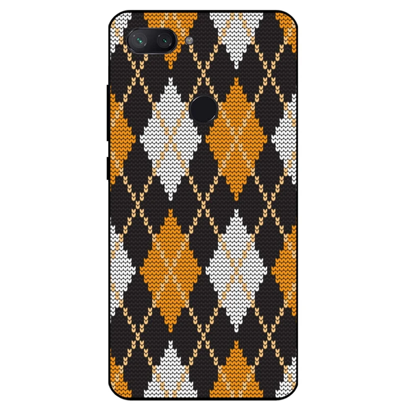 کاور مگافون طرح بافت مدل 8104 مناسب برای گوشی موبایل شیائومی Mi 8 Lite       