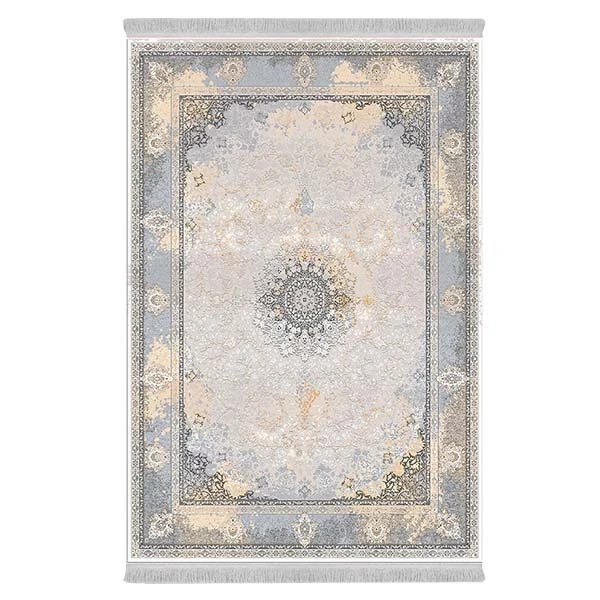 فرش پارچه‌ای دفه مدل فرشینه طرح مدرن کد 242