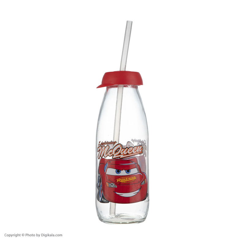 لیوان نی دار کودک هروین طرح ماشین کد 4579