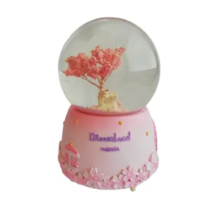 گوی موزیکال مدل یونیکورن و درخت آرزو کد 01
