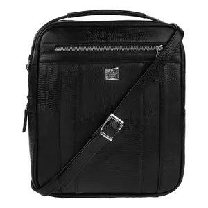 کیف رودوشی مردانه رویال چرم مدل W99.2 دارای یک محفظه