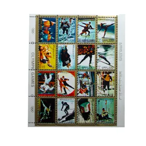 تمبر یادگاری مدل ورزشی کد h-699 مجموعه 16 عددی