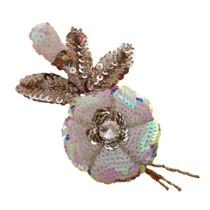 گل سینه زنانه مدل شاخه گل و غنچه مدل A005