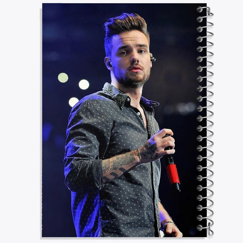 دفتر نت موسیقی 50 برگ خندالو مدل لیام پین گروه موسیقی وان دایرکشن One Direction کد 18956