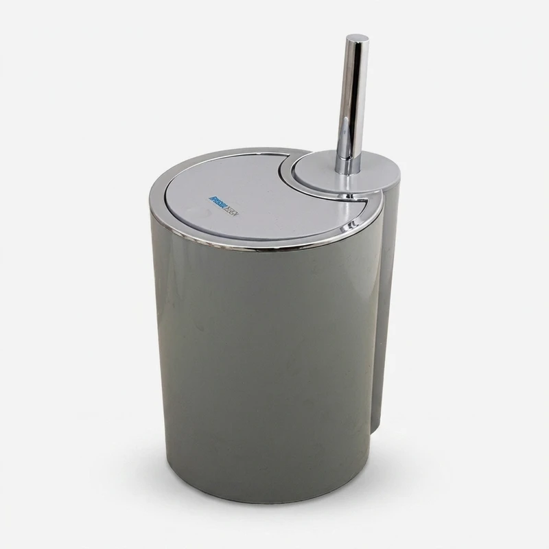ست سطل زباله و فرچه بریسو دیزاین مدل  BRS - Silv 2