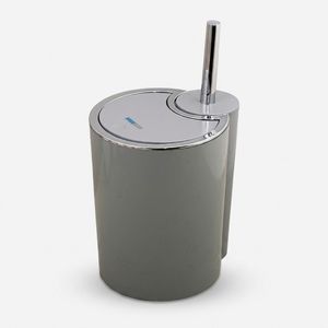 ست سطل زباله و فرچه بریسو دیزاین مدل BRS - Silv 2