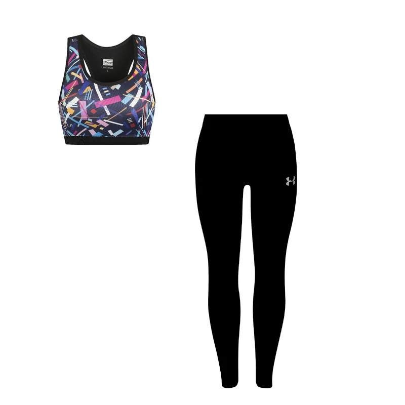 ست نیم تنه و لگینگ ورزشی زنانه مدل 1902-4101