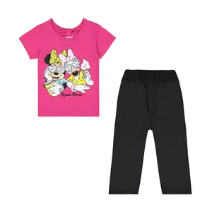 ست تی شرت و شلوار دخترانه سون پون مدل 1391785-88