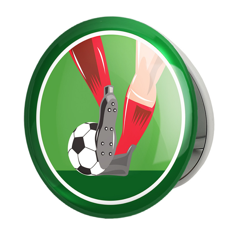 آینه جیبی خندالو طرح فوتبال Football مدل تاشو کد 25963 