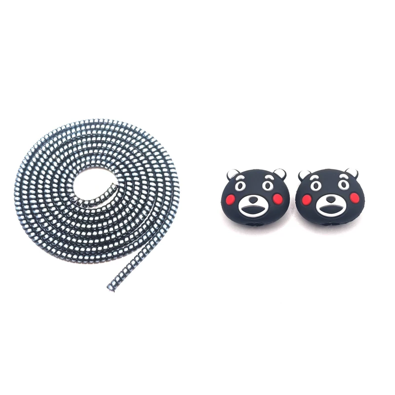 محافظ کابل شارژ و هندزفری مدل Black Bear44 بسته سه عددی 