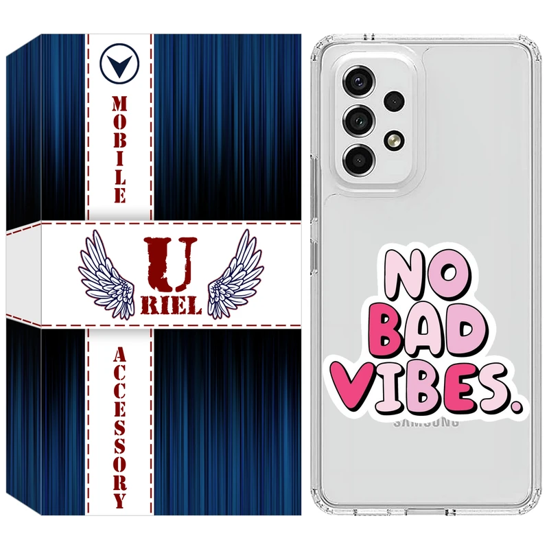 کاور یوریل مدل Clear کد 92 طرح انرژی مثبت مناسب برای گوشی موبایل سامسونگ Galaxy A52 / A52s