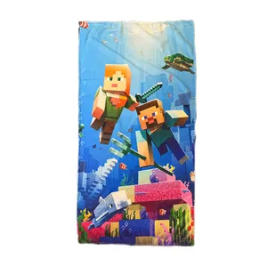 حوله دستی مدل ماینکرافت کد 2009 سایز 80x40 سانتی متر
