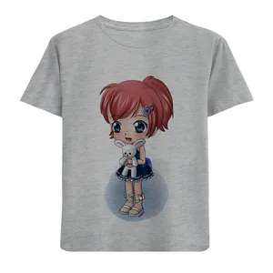 تی شرت آستین کوتاه بچگانه مدل دختر F745