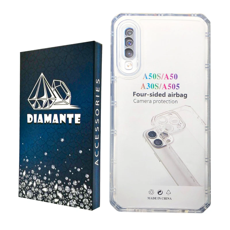 کاور دیامانته مدل Nahid Navy مناسب برای گوشی موبایل سامسونگ Galaxy A50s / A50 / A30s