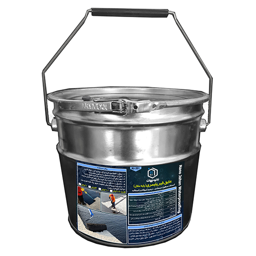 عایق قیر پلیمری پایه حلال نانوجهان کد nj-201 وزن 20 لیتر