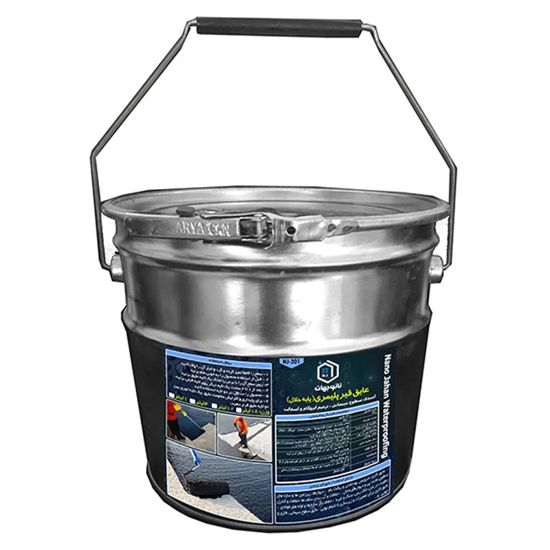 عایق قیر پلیمری پایه حلال نانوجهان کد nj-201 وزن 20 لیتر