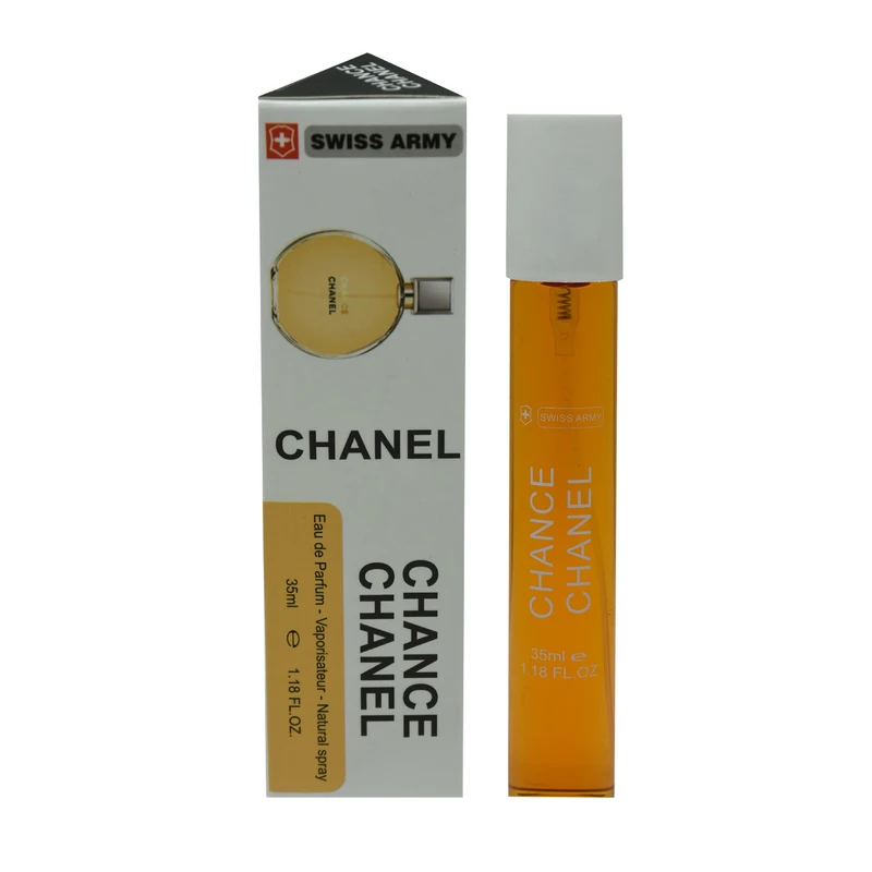 عطر جیبی زنانه سوئیس آرمی مدل شنل چنس حجم 35 میلی لیتر