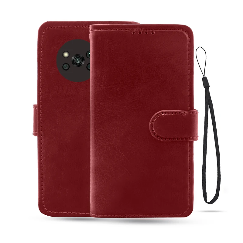 کیف کلاسوری لئون مدل Kiif_1 مناسب برای گوشی موبایل شیائومی POCo X3 Pro / X3 NFC به همراه بند آویز