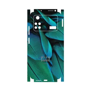 MAHOOT Green Feather-FullSkin Cover Sticker for Xiaomi Poco M4 Pro 4G