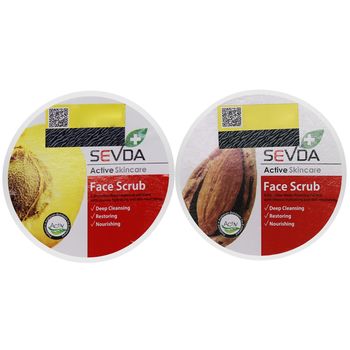 اسکراب لایه بردار پوست سودا مدل زردآلو و بادام حجم 300 میلی لیتر