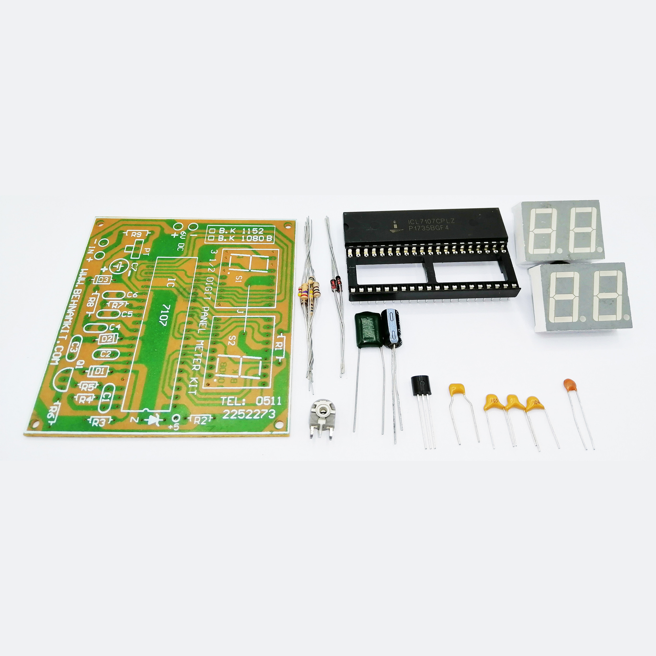 کیت آموزشی مدل ولتمتر و آمپرمتر دیجیتال کد BK1080