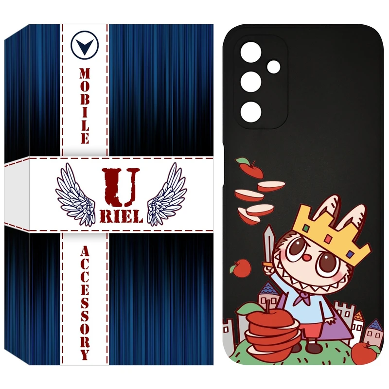 کاور یوریل قاب مدل KSH کد 115 طرح عروسک لبوبو مناسب برای گوشی موبایل سامسونگ Galaxy M14