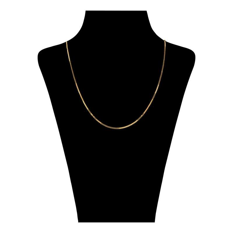 زنجیر طلا 18 عیار زنانه گلدم طرح ونیزی مدل PE-3070009