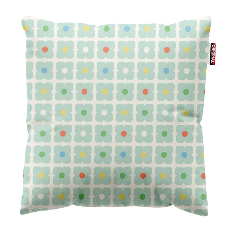  کوسن پاد آفرین طرح گل کد 3165 سایز 30*30 سانتی متر