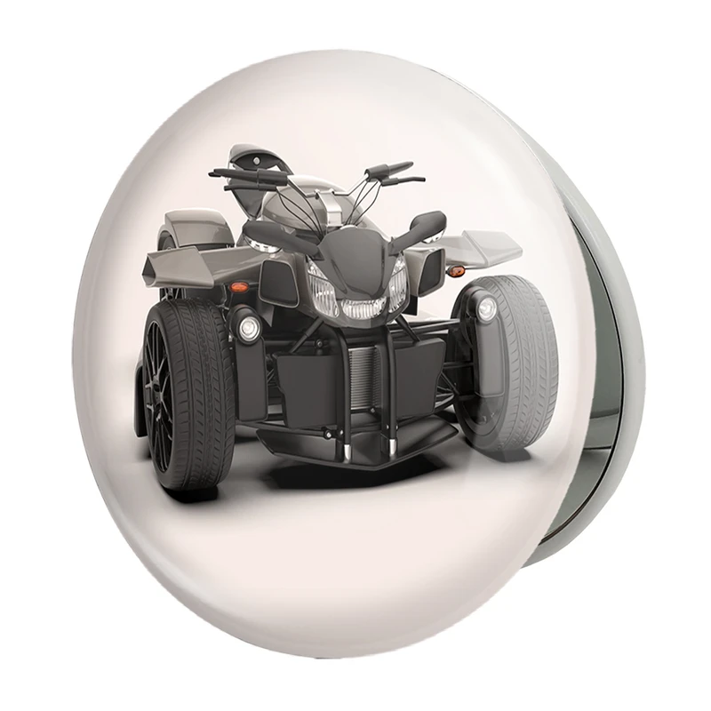 آینه جیبی خندالو طرح موتور چهار چرخ مدل تاشو کد 30292