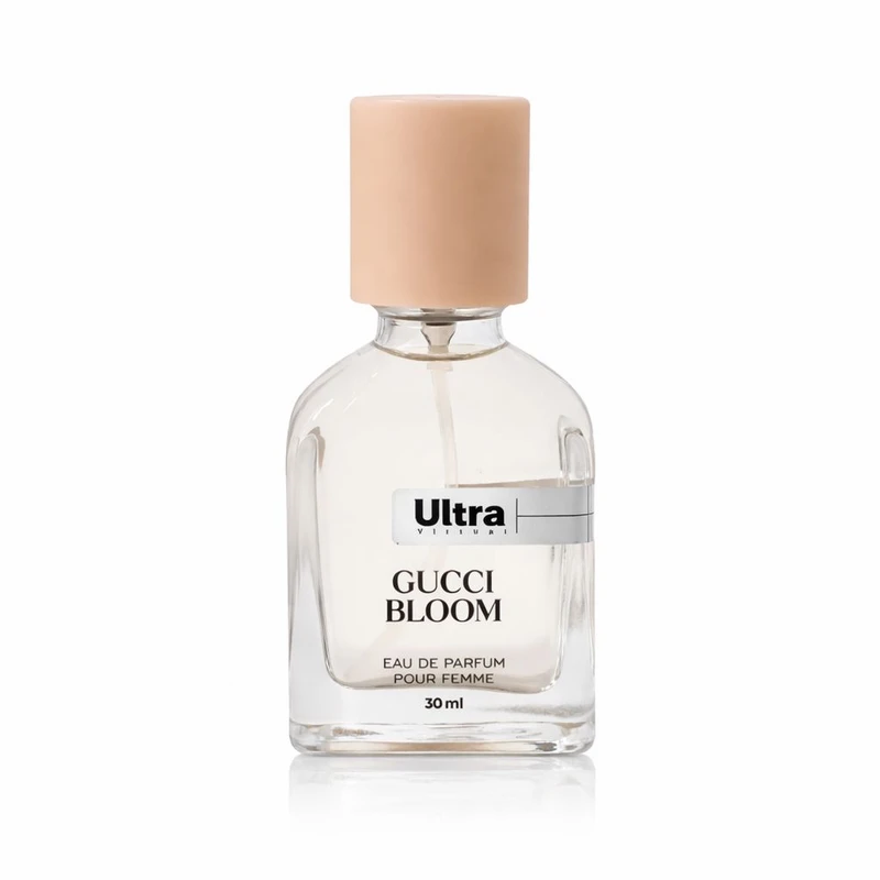 عطر جیبی زنانه اولترا ویرچوآل مدل Gucci Bloom با رایحه شیرین حجم 30 میلی‌لیتر