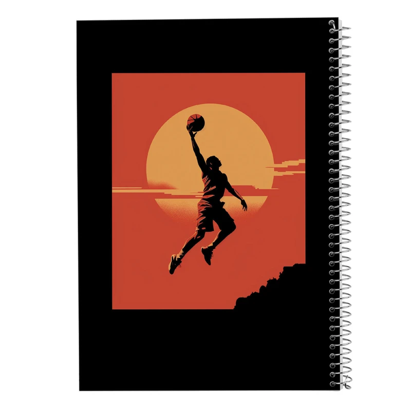 دفتر ژورنال نویسی 50 برگ مدوپد مدل نقطه ای طرح Slam Dunk کد DF2756