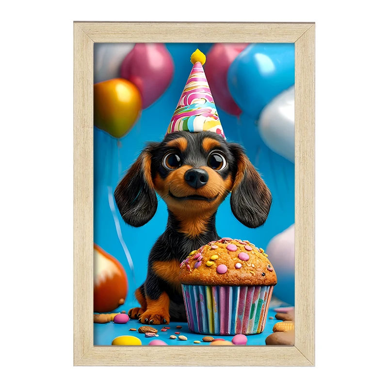 تابلو خندالو مدل سگ کد F12821