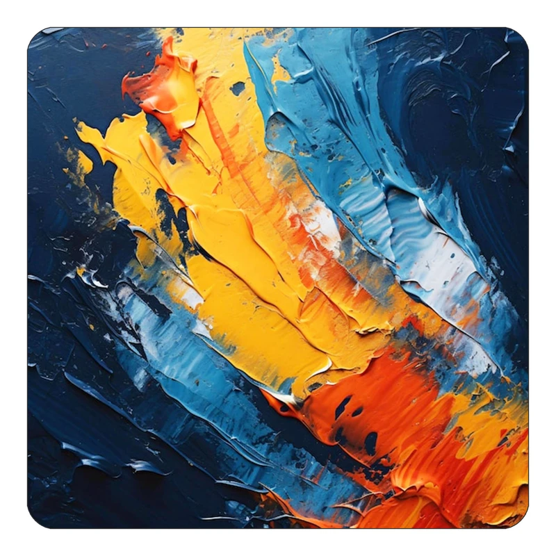 مگنت کاکتی طرح نقاشی رنگ روغن مدل mp69482