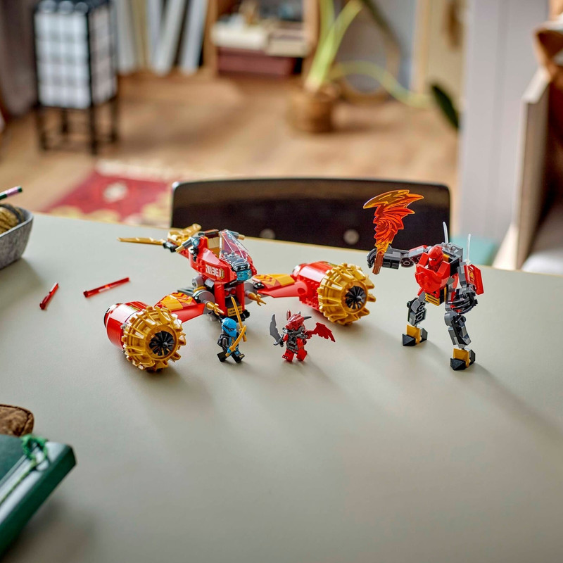 لگو 333 تکه سری NINJAGO مدل Kai s Mech Storm Rider کد 71830