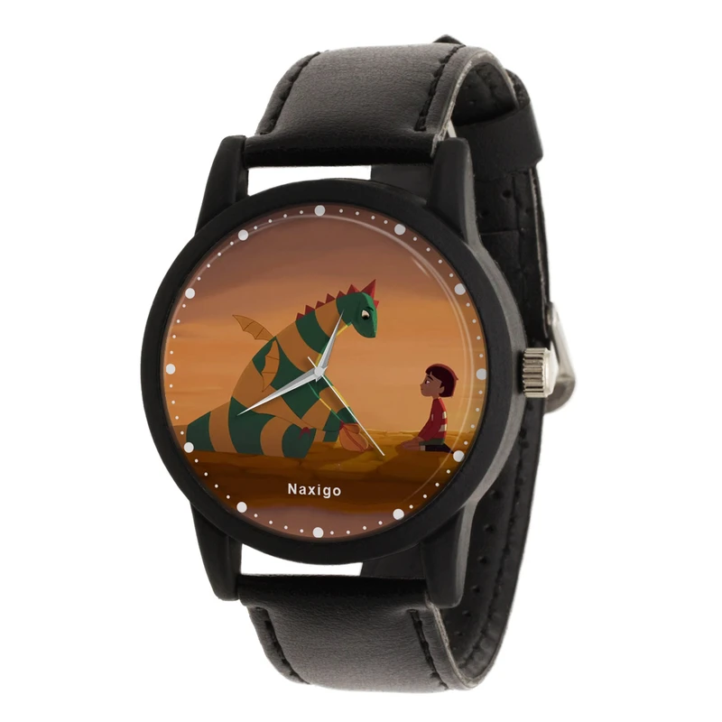 ساعت مچی عقربه ای ناکسیگو مدل My Fathers Dragon کد LF14014